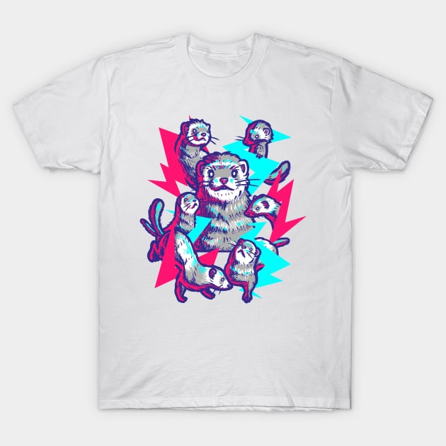 Curious Ferrets T-Shirt by wehkid